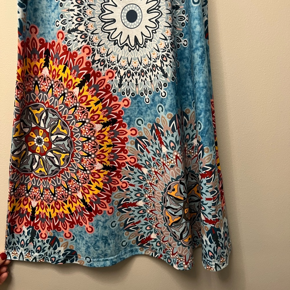 Colorful floral dress